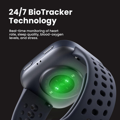 Športna ura Amazfit Bip 6 – AMOLED zaslon, GPS, črna