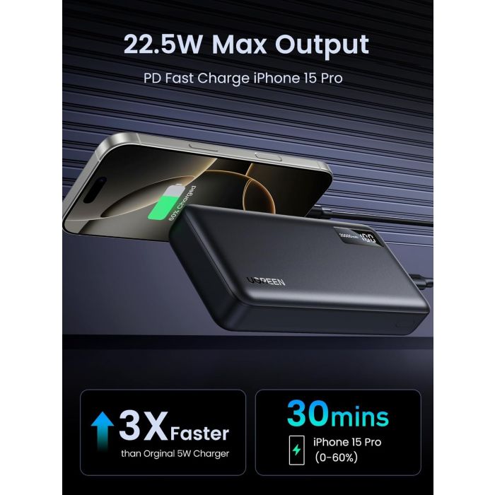 Ugreen 22.5W 20000mAh prenosna baterija