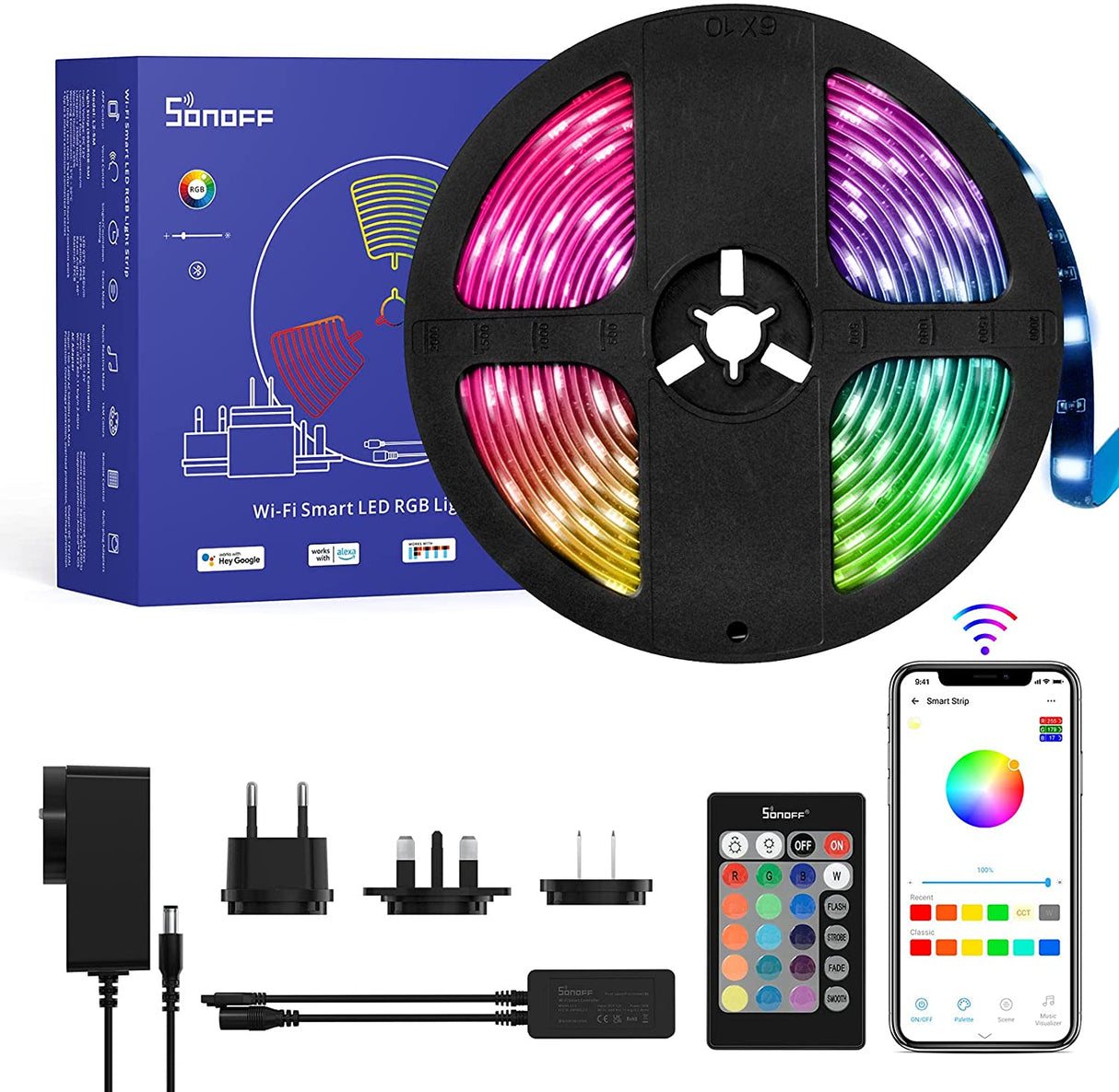SONOFF L2 5M RGB LED Wi-Fi trak