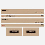 SONGMICS Stranski senčnik 160 x 350 cm antracit, GSA165G02