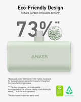 Anker Nano 5K powerbank, črn