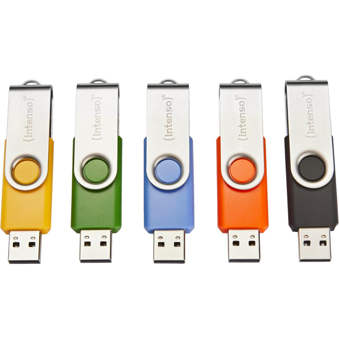 Intenso 5x32GB Basic Line USB 2.0 spominski ključki - Barvni