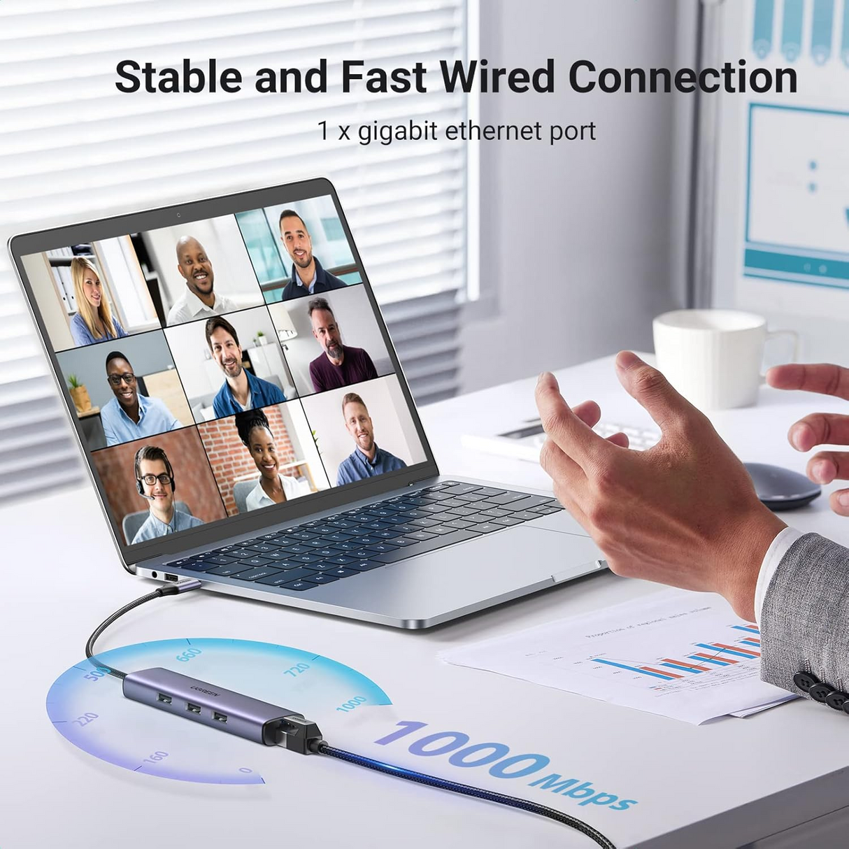 Ugreen 4 v 1 USB-C Hub