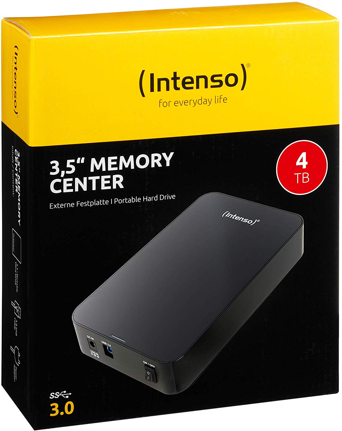 Intenso zunanji disk 4TB 3,5" Memory Center USB 3.0