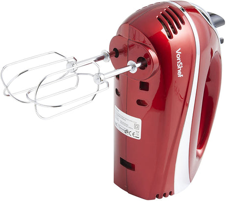 VonShef profesionalni mešalnik 300W rdeč - Amazon best seller!