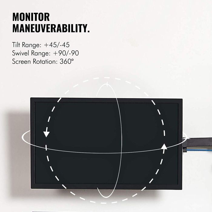 VonHaus namizni nosilec za 4 monitorje do 32