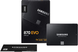 Samsung 250GB 870 EVO SSD SATA3 2.5" disk