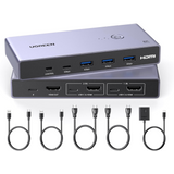 Ugreen USB 3.0 KVM stikalo za upravljanje 2 računalnikov