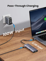 UGREEN USB C Hub, 10-v-1 USB-C z dvojnim izhodom za zaslon 4K HDMI & VGA, 100W PD
