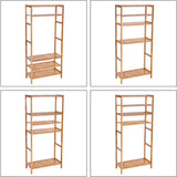 SONGMICS Bamboo naravni regal 60 x 26 x 130 cm, BCB35Y