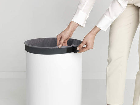 Brabantia koš za perilo 60L okrogel, bel