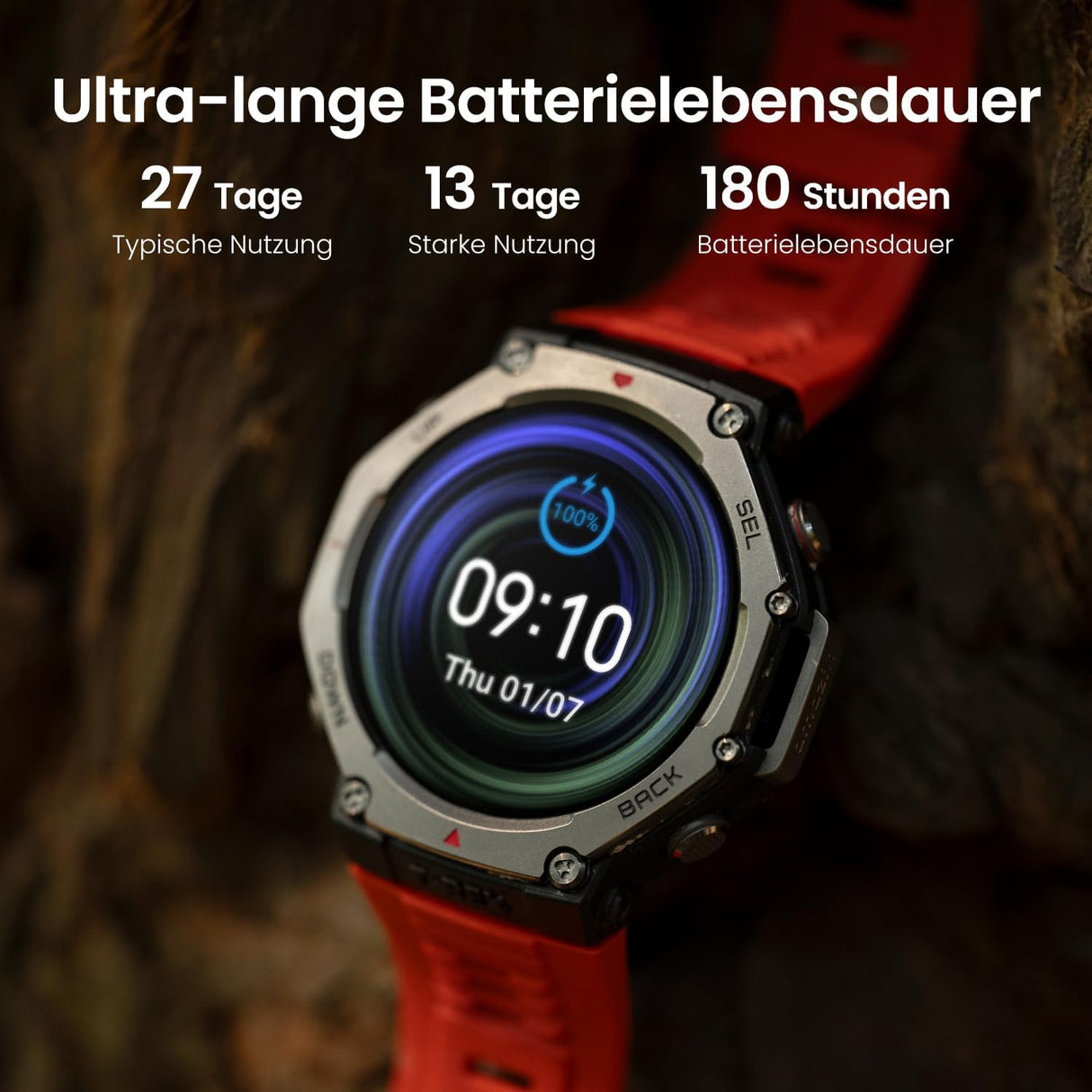 Amazfit T-REX 3 pametna ura, siva