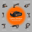 VonHaus E-Series polnilec baterij (EU)