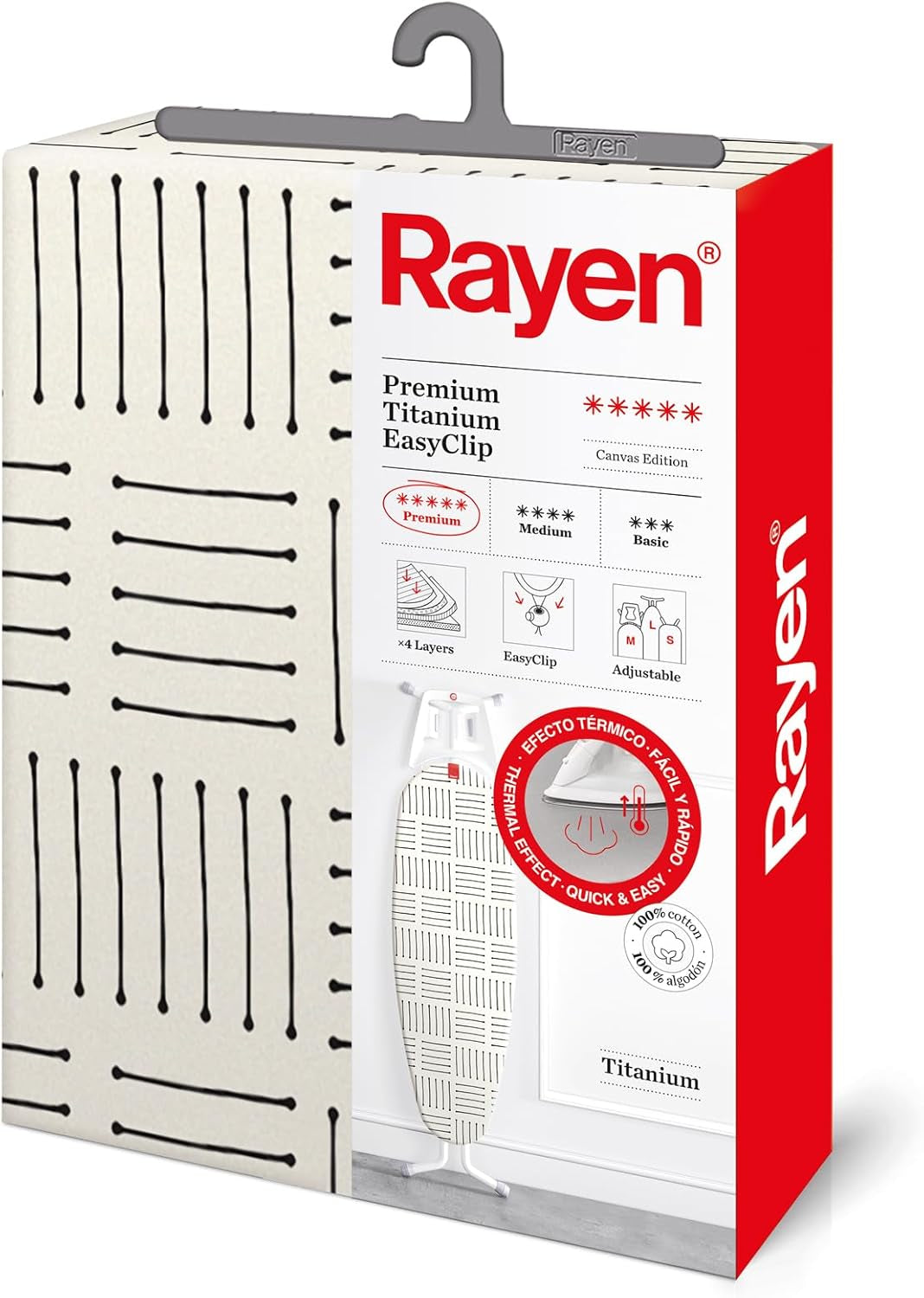 Rayen univerzalna prevleka za likalno desko z EasyClip sistemom 130 x 47 cm 630301