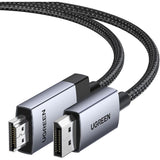 UGREEN DisplayPort na HDMI kabel 4K@60Hz HDR Active DP 1.2 v HDMI 2.0, 1M