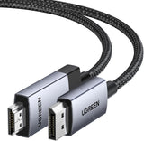 UGREEN DisplayPort na HDMI kabel 4K@60Hz HDR Active DP 1.2 v HDMI 2.0, 2M
