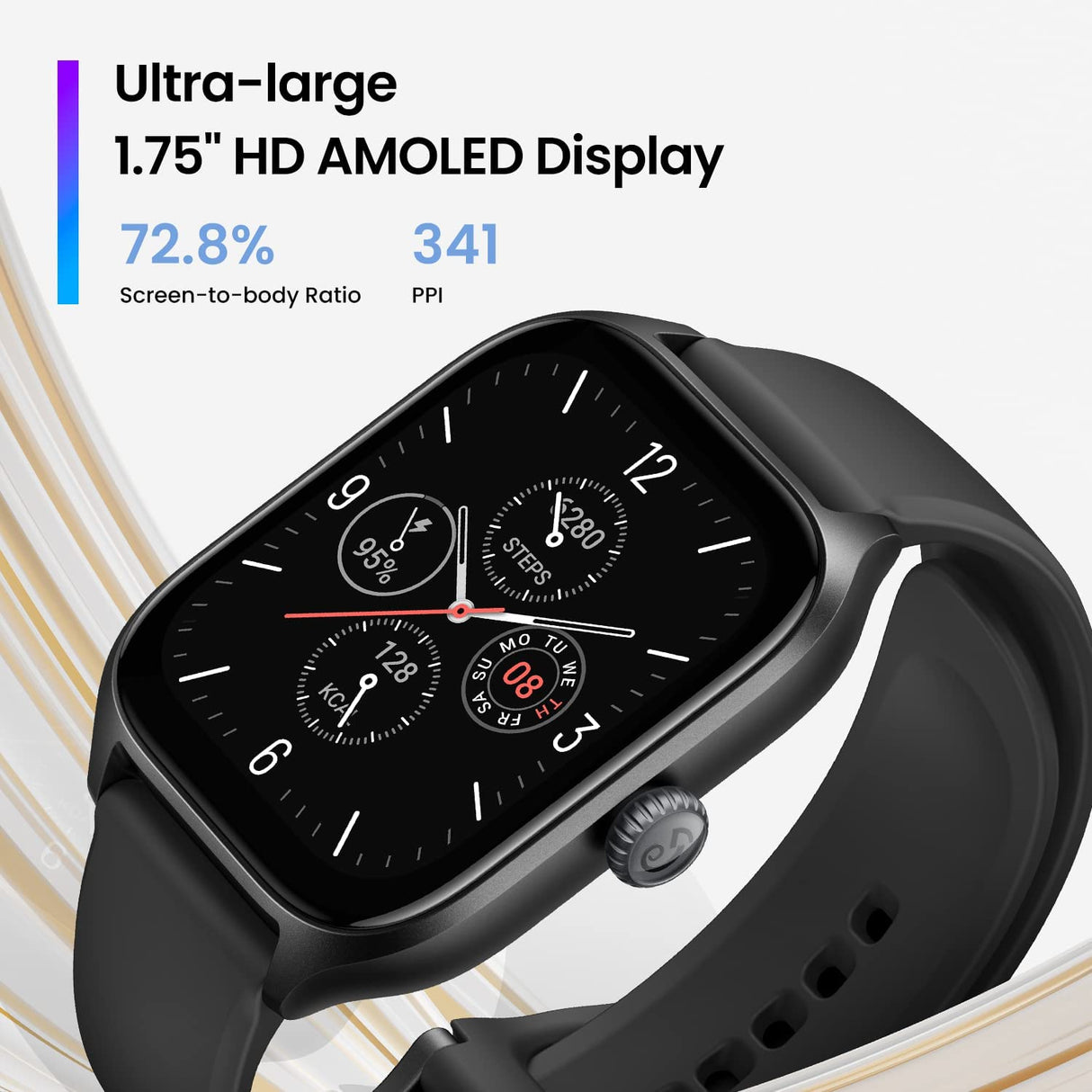 Amazfit GTS4 pametna ura, roza