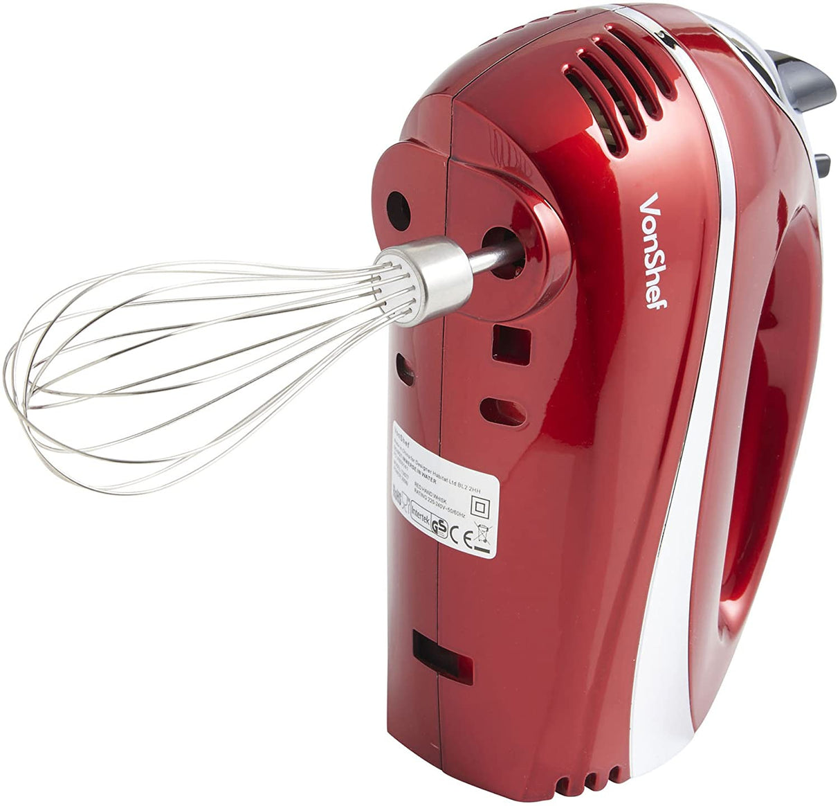 VonShef profesionalni mešalnik 300W rdeč - Amazon best seller!