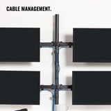 VonHaus namizni nosilec za 4 monitorje do 32