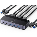 Ugreen USB 3.0 KVM stikalo za 1 monitor in 2 računalnika