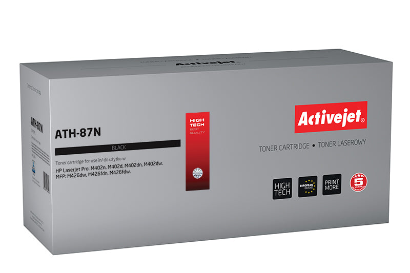 ActiveJet črn toner HP 87A CF287A