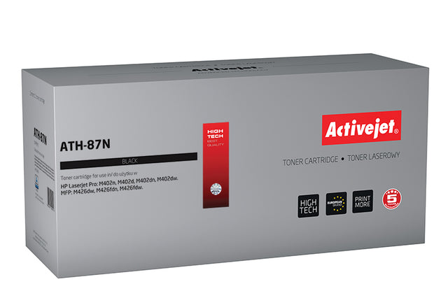 ActiveJet črn toner HP 87A CF287A