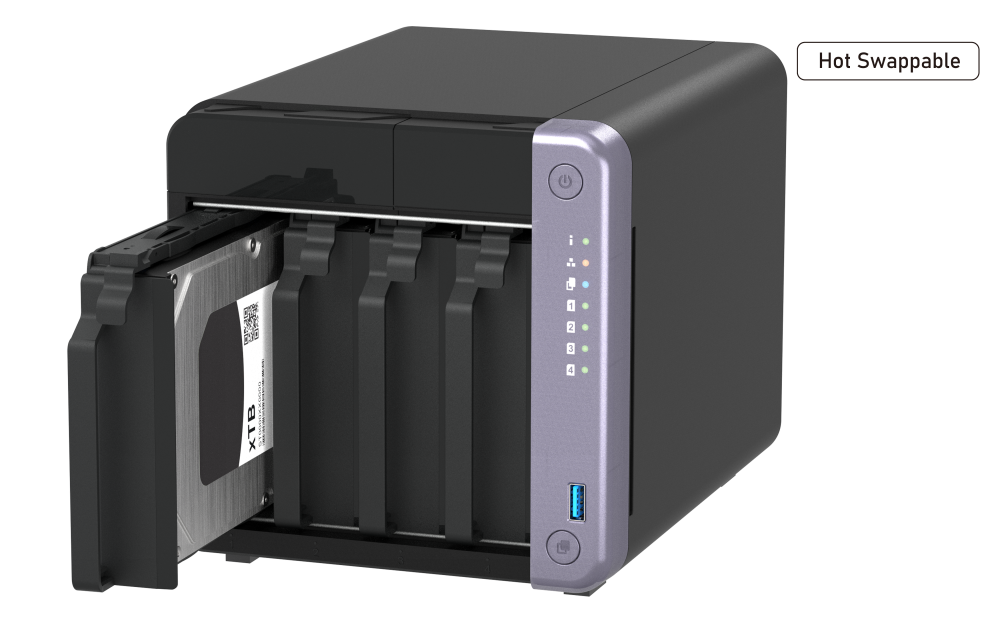NAS strežnik za 4 diske 4GB ram, 10Gb SFP+ mreža