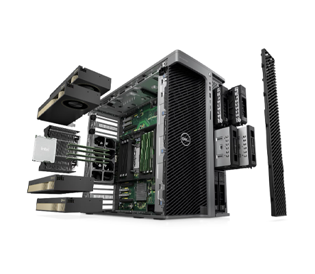 Dell Precision 7960, Intel Xeon W5-3435X, 64GB RAM, 2x 2TB SSD+1TB SSD, 24GB Nvidia RTX A5500