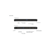 Icybox IB-DK2116C priklopna postaja s Power Delivery 100W