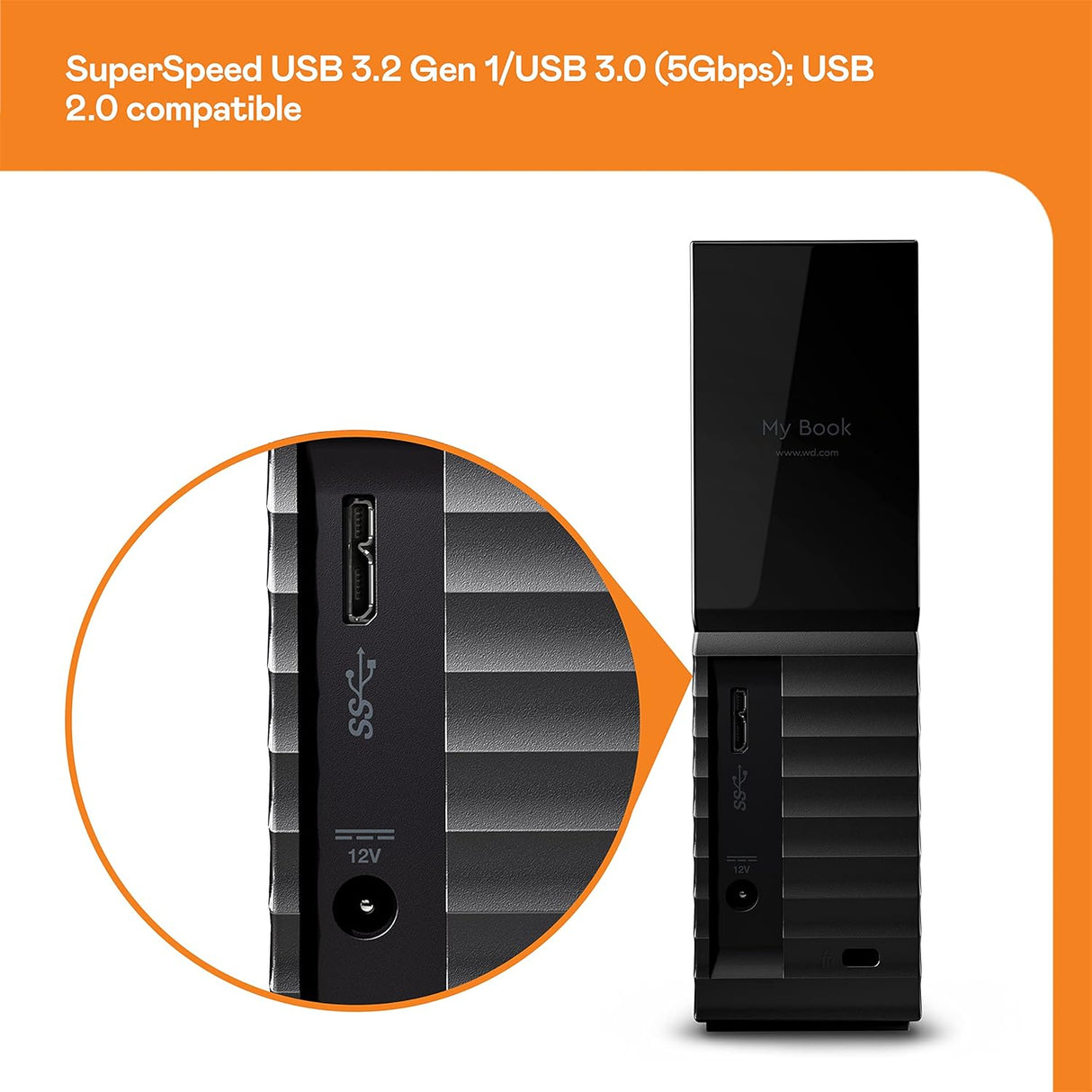 WD My Book 24TB USB 3.0