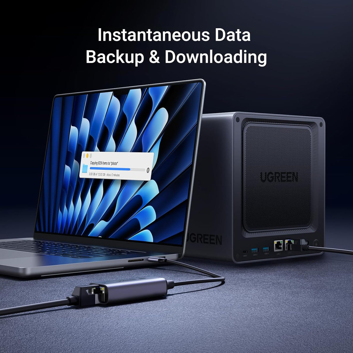 Ugreen USB-C 2.5G mrežni adapter 2.5Gbps