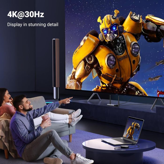 Ugreen brezžični HDMI adapter za prenos slike 90909A