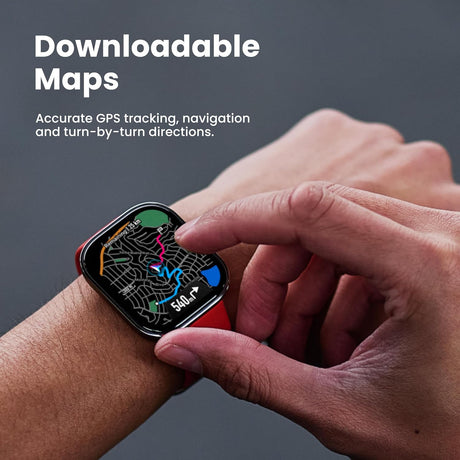 Športna ura Amazfit Bip 6 – AMOLED zaslon, GPS, črna