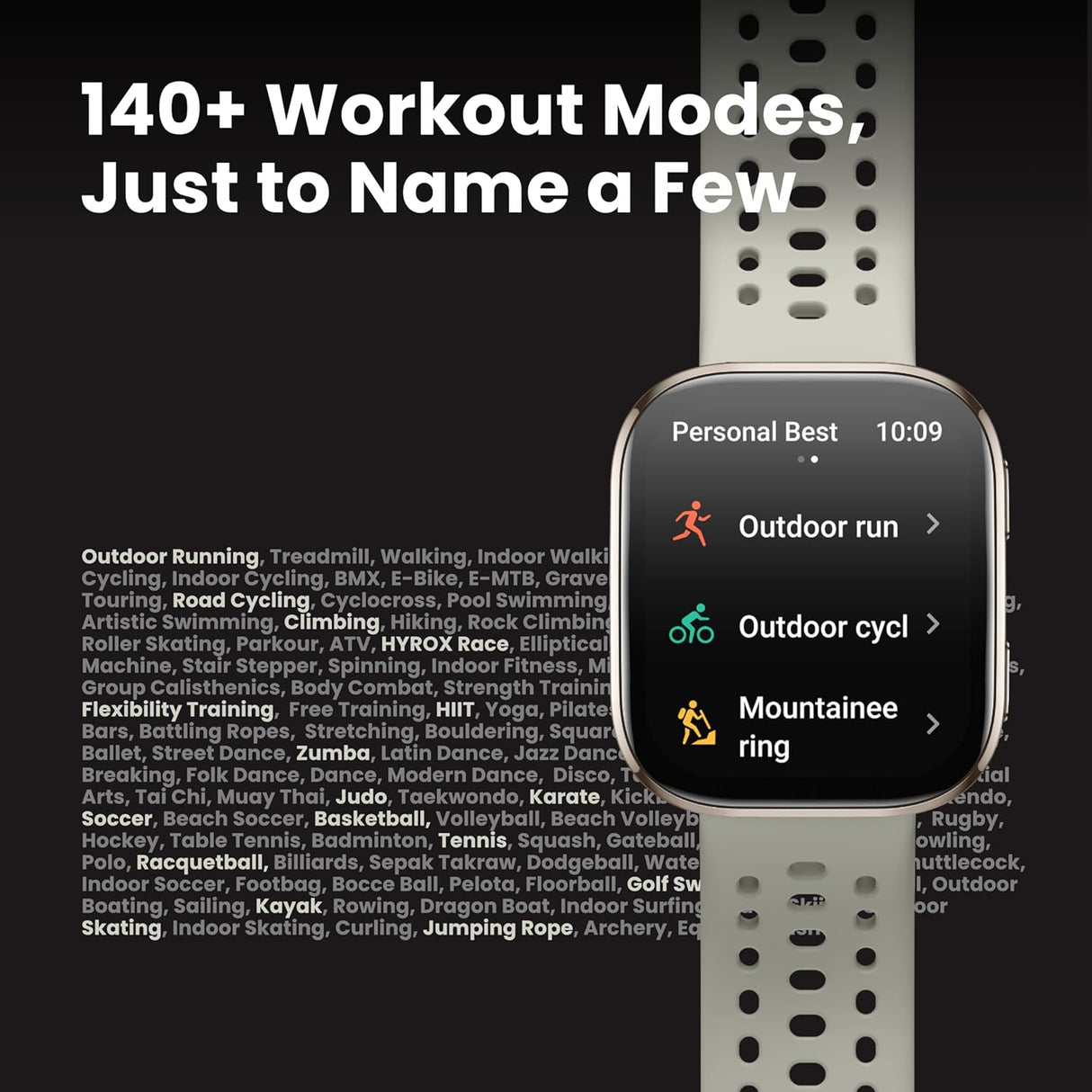 Športna ura Amazfit Bip 6 – AMOLED zaslon, GPS, črna