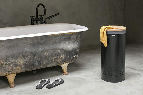 Brabantia koš za perilo 35L, mat črna