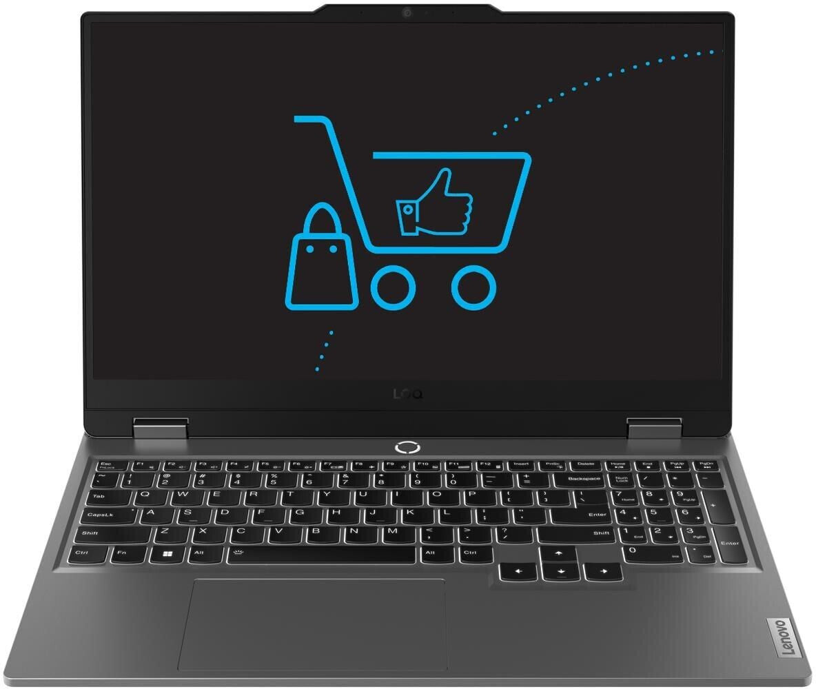 Prenosnik Lenovo LOQ-15, Ryzen 5-7235HS, 24GB RAM, 512GB SSD + 1TB SSD, RTX 3050, 144Hz, Windows 11 Home