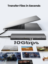 Ugreen 11v1 USB-C priklopna postaja s 100W PD vhodom