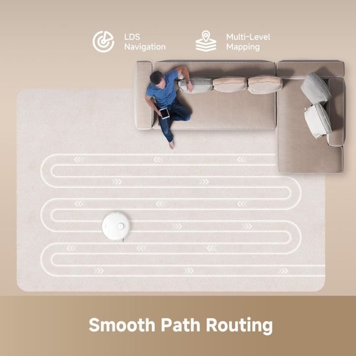 Dreame D20 Plus robotski sesalnik, beli