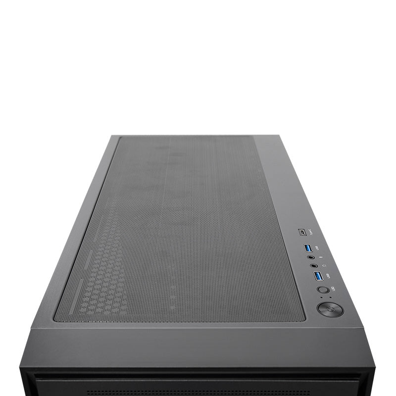 Chieftec HUNTER 3 USB-C ATX RGB ohišje, črno