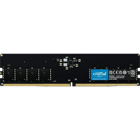 Crucial 8GB DDR5-4800 UDIMM PC5-38400 CL40, 1.1V
