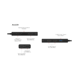 IcyBox IB-DK4011-CPD priklopna postaja s Power Delivery 100W