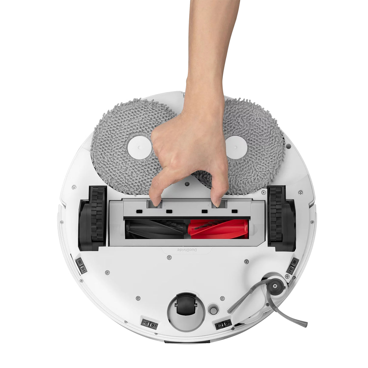 Roborock Qrevo Curv 5A1 robotski sesalnik s samopraznilno postajo, bel