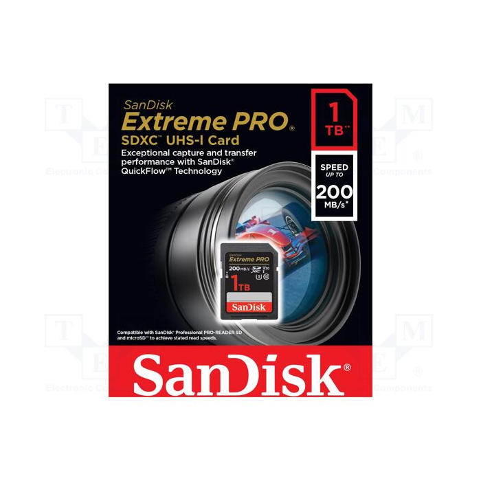SanDisk 1TB Extreme PRO SDXC UHS-I spominska kartica