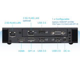 ASUS NUC Mini-PC Intel N100 / DDR4 / USB 3.2 Gen1 / NVMe PCIe 3.0 / Wi-Fi 6E / pasivno hlajenje
