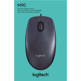 Logitech M90 optična miška, USB