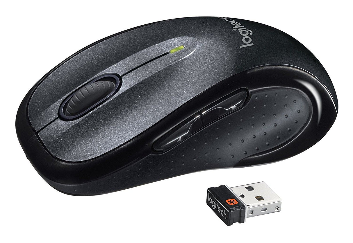 Logitech miška M510 wireless, Unifying, siva