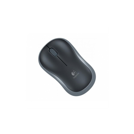 Logitech M185 Wireless mini miška, črna-siva