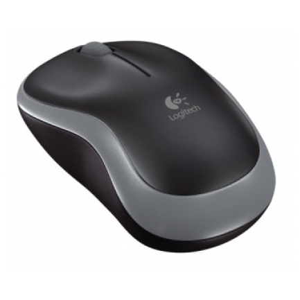 Logitech M185 Wireless mini miška, črna