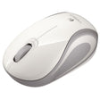 Logitech M187 Wireless mini miška, bela