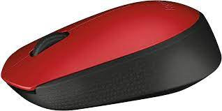 Logitech M171 Wireless majhna miška, rdeča